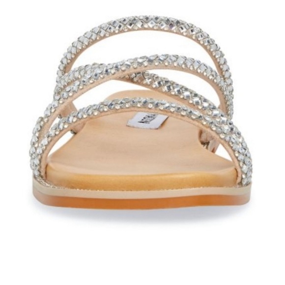 STEVE MADDEN STARIE RHINESTONES SANDALS 9.5 - Picture 2 of 7